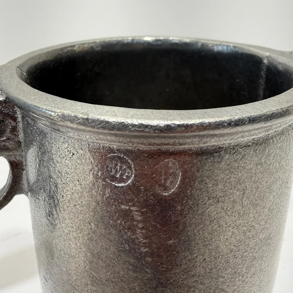 Wilton Armetale Flintlock Pistol Handle Tankard Mug Silver Pewter Spout RWP USA